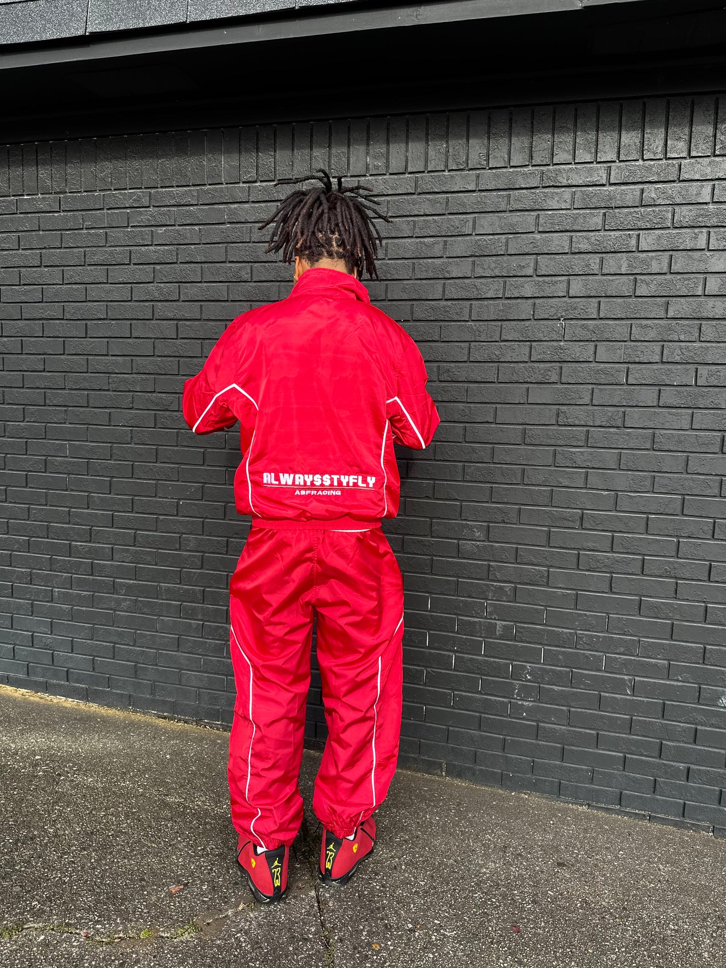 RED A$F RACING WINDBREAKER