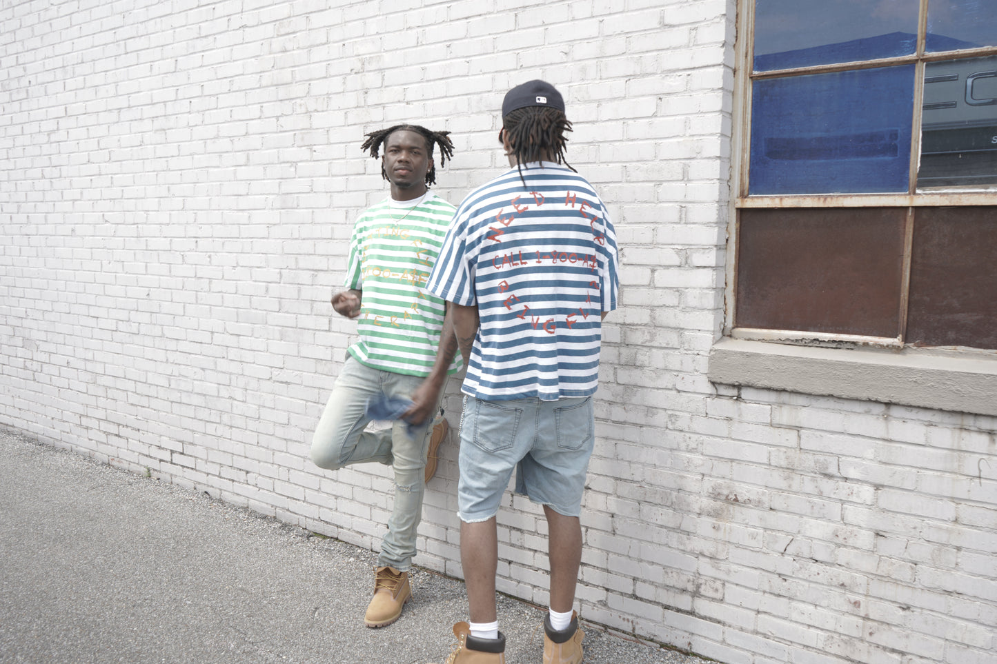 NAVY BLUE “1800-A$F” tee