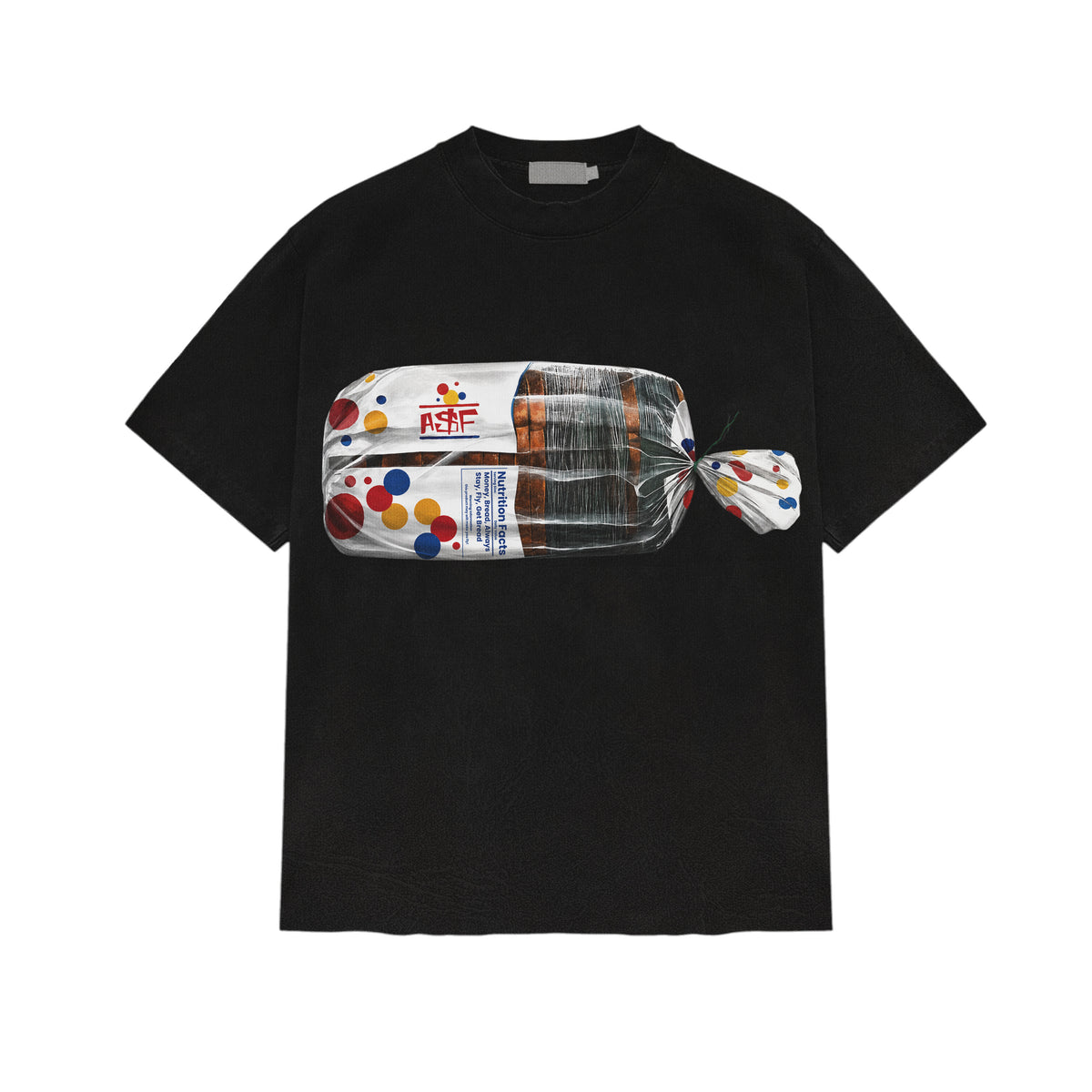 BLACK MONEY BREAD TEE