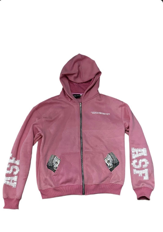 PINK A$F BANKROLL JACKET$