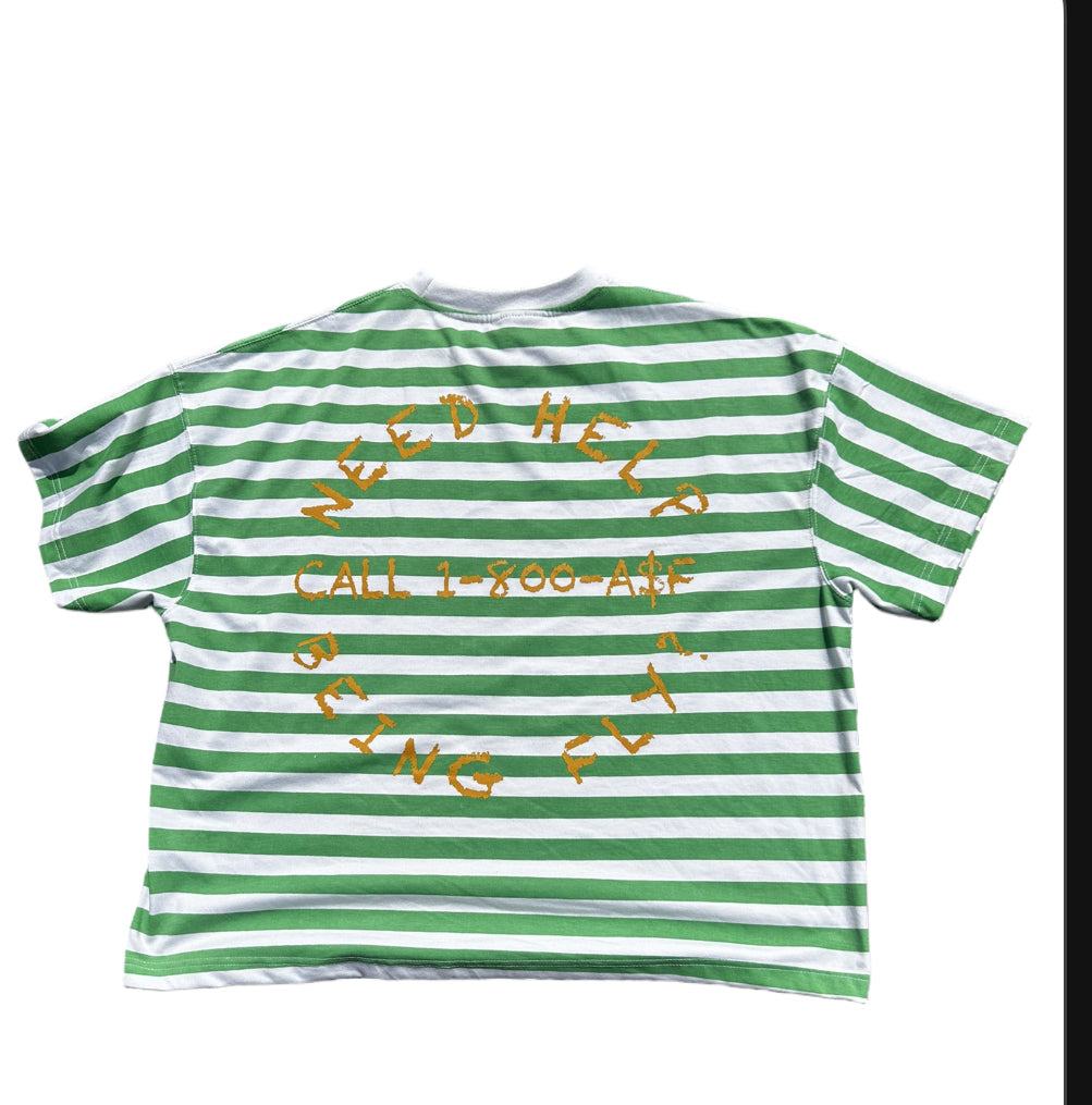 GREEN “1800-A$F” tee